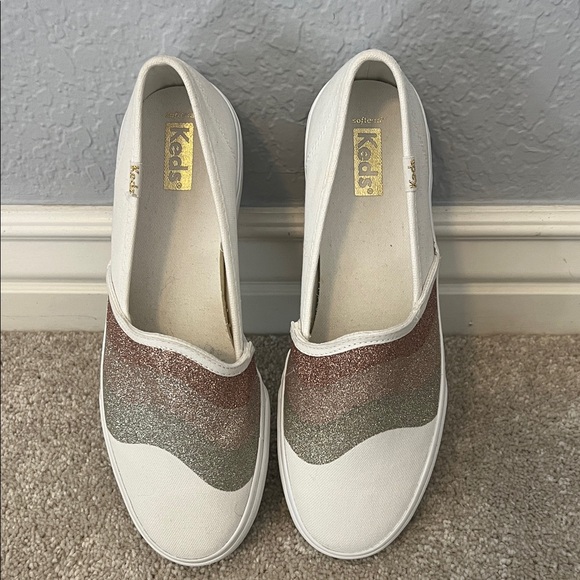 Keds Women's Glitter Wave Slip-On Sneakers - Picture 1 of 6